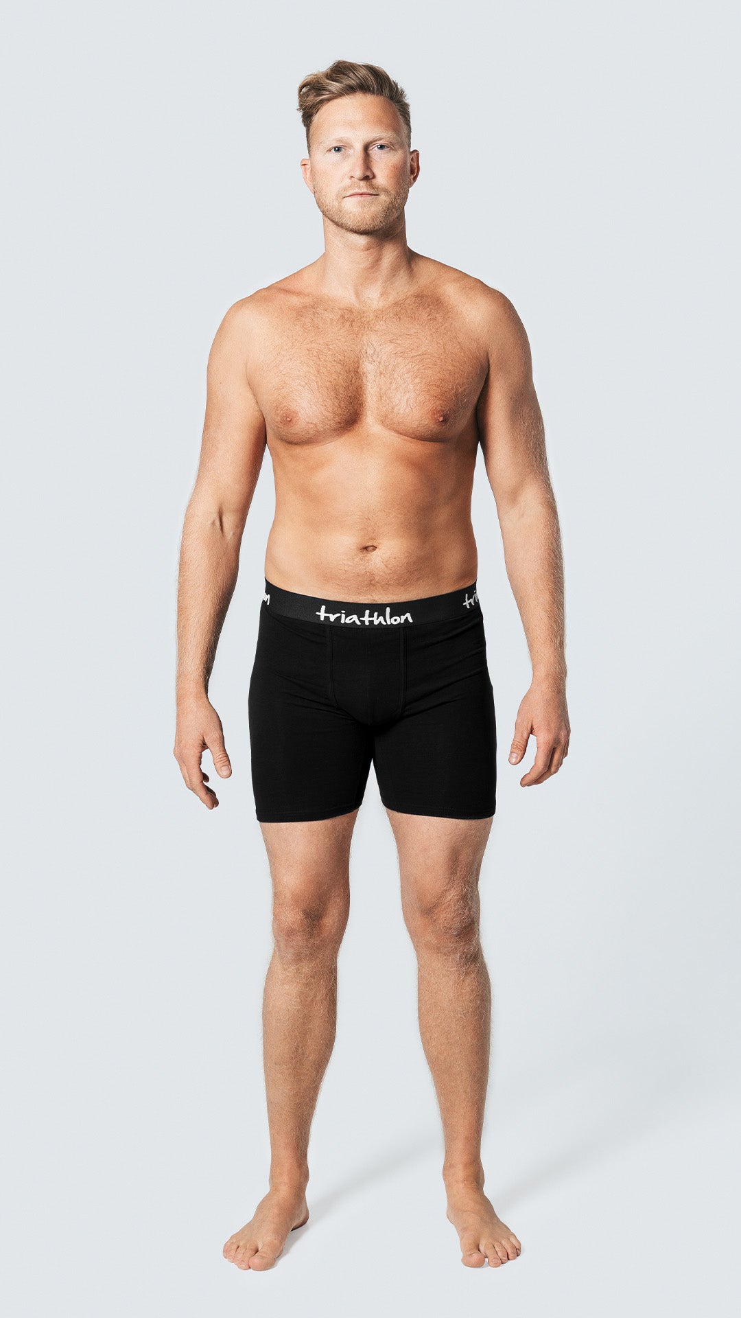 Bambus boxer shorts sort pakke (3 stk) - Triathlon Boxershorts