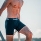 Bambus boxer shorts navy pakke (10 stk) - Triathlon Boxershorts