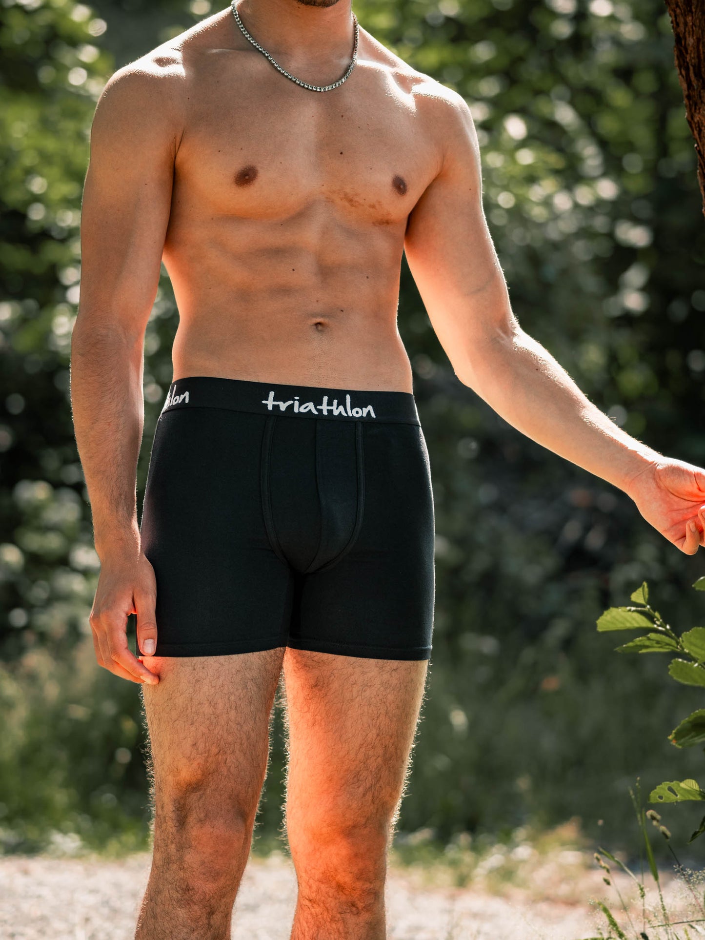 Bambus boxershorts pakke (10 stk) - Sort - Triathlon Boxershorts