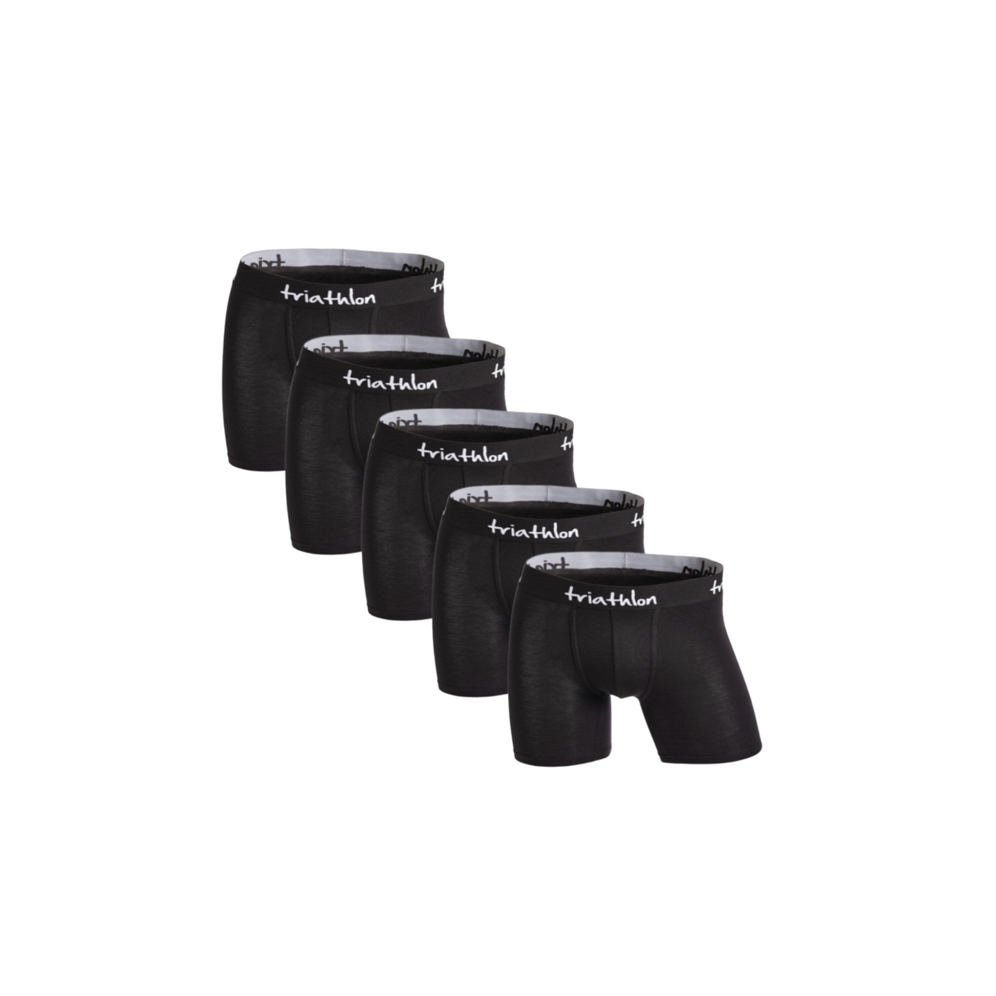 Bambus boxer shorts pakke sort (5 stk)