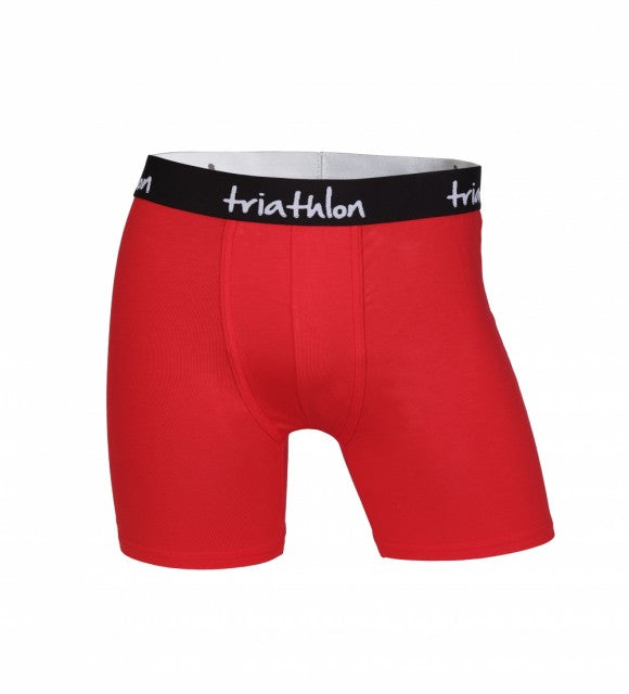 Bambus boxer shorts rød - Triathlon Boxershorts