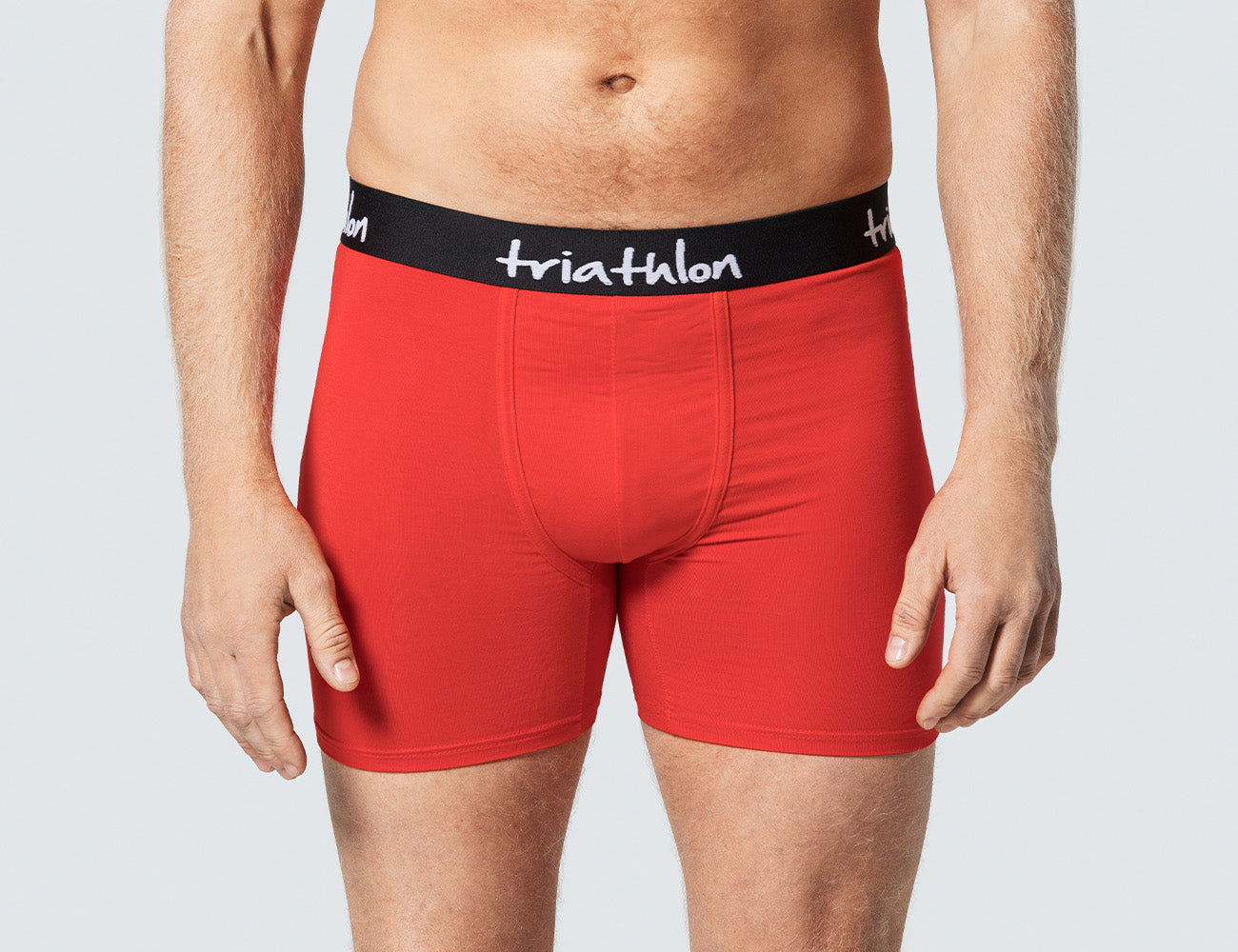 Bambus boxer shorts rød - Triathlon Boxershorts