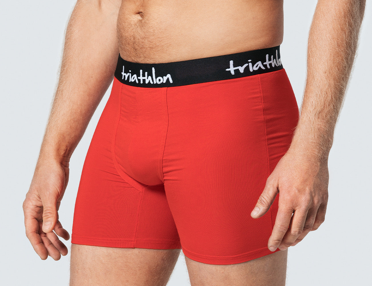 Bambus boxer shorts rød - Triathlon Boxershorts