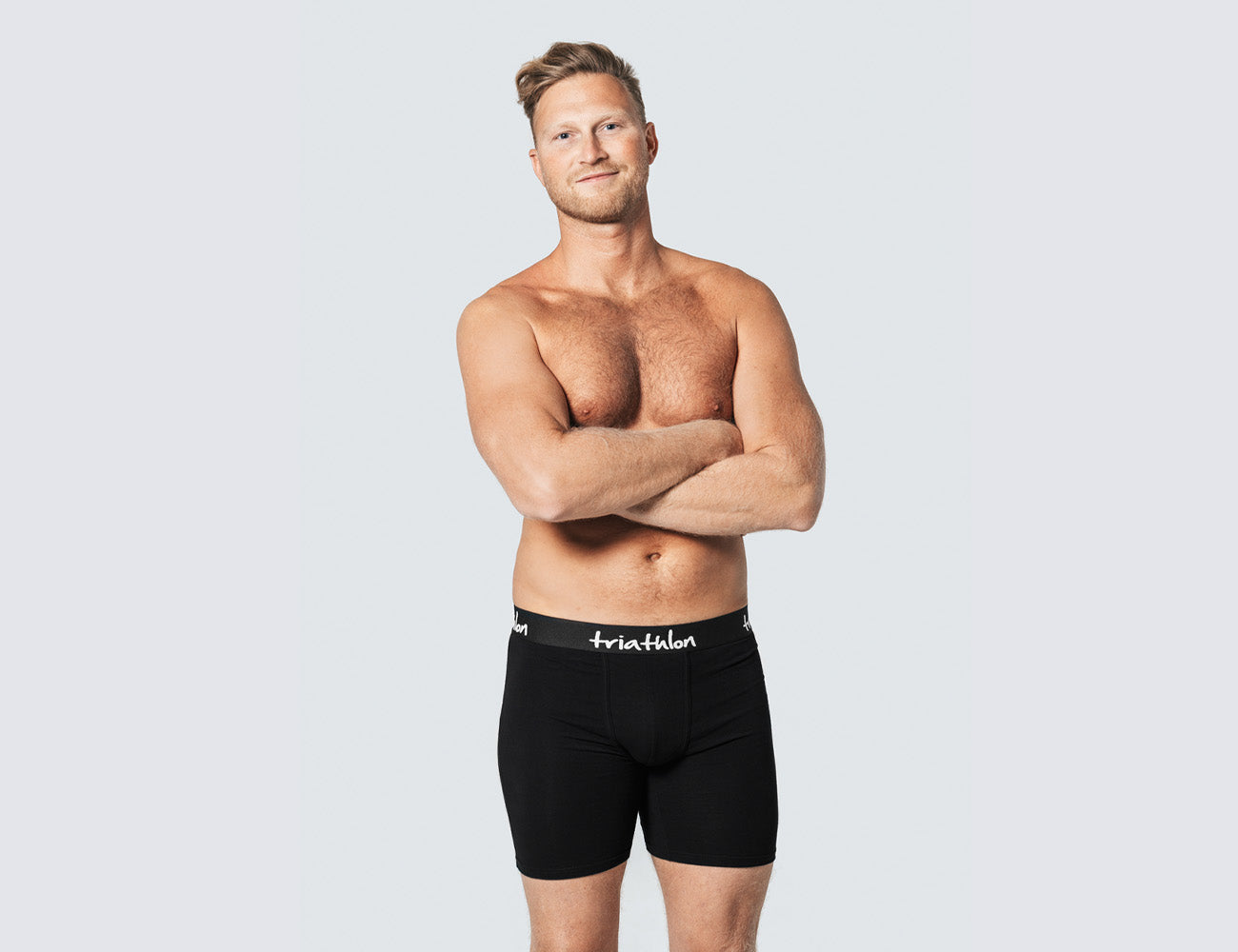 Bambus boxershorts pakke (10 stk) - Sort - Triathlon Boxershorts