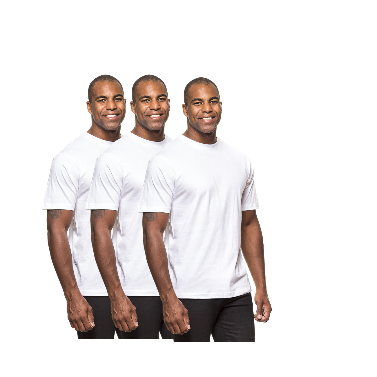 Triathlon T-skjorte - 3-Pakk Hvit - Triathlon Boxershorts