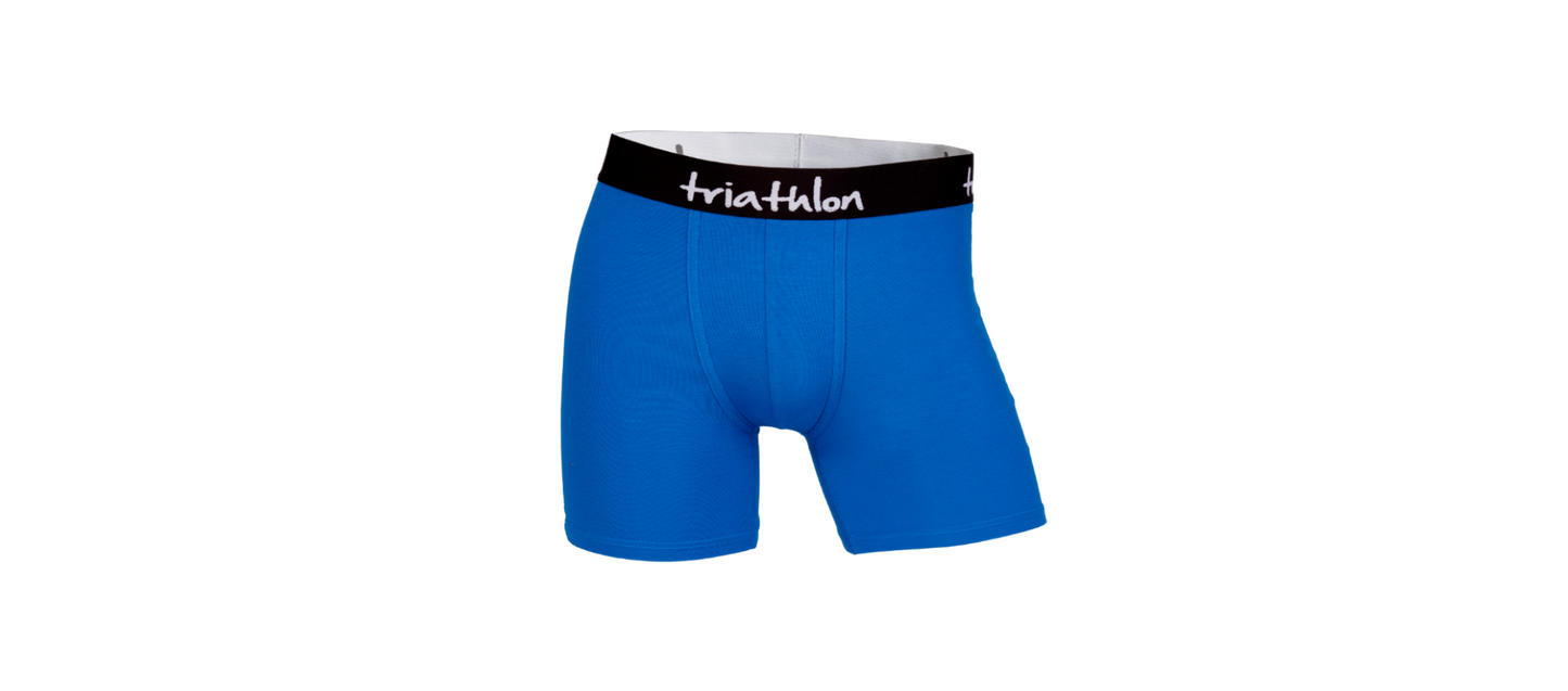 Bambus boxer shorts pakke (5 stk) Blå - Triathlon Boxershorts