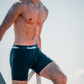 Bambus boxer shorts armygrønn & sort pakke (5 stk)