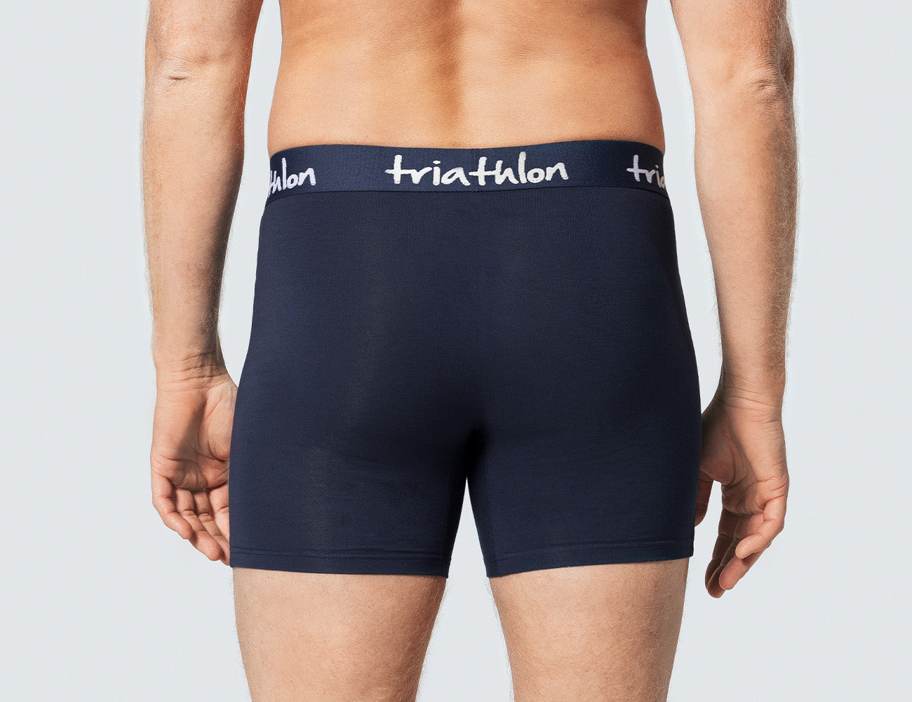 Bambus boxer shorts navy pakke (5 stk) - Triathlon Boxershorts