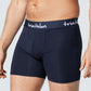 Bambus boxer shorts navy pakke (10 stk)