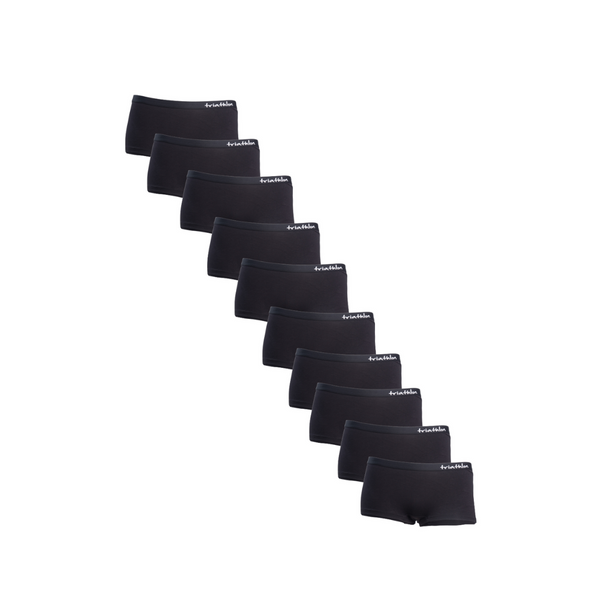 Triathlon Hipster - Sort - 10 stk