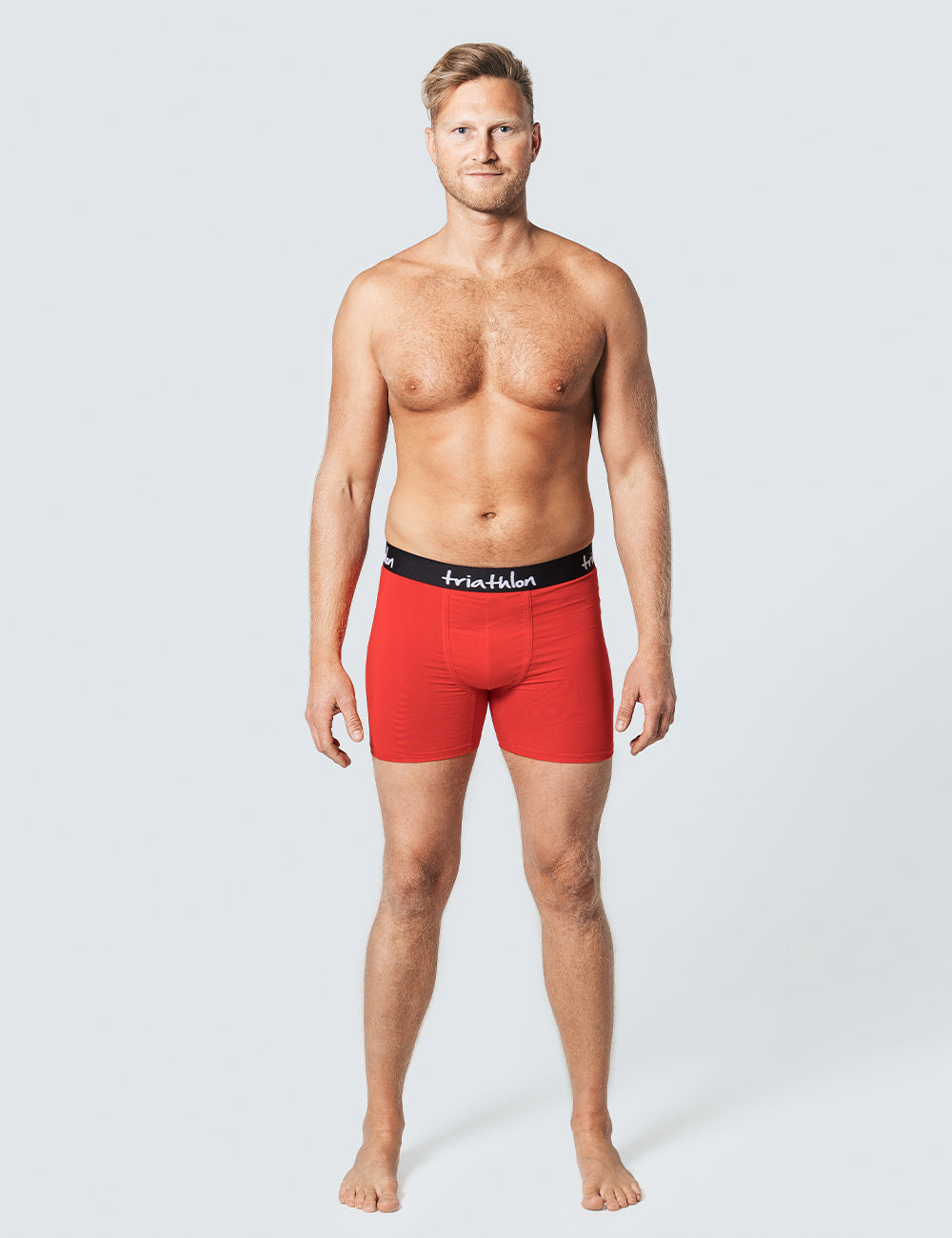 Bambus boxer shorts rød - Triathlon Boxershorts