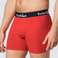 Bambus boxer shorts rød - Triathlon Boxershorts