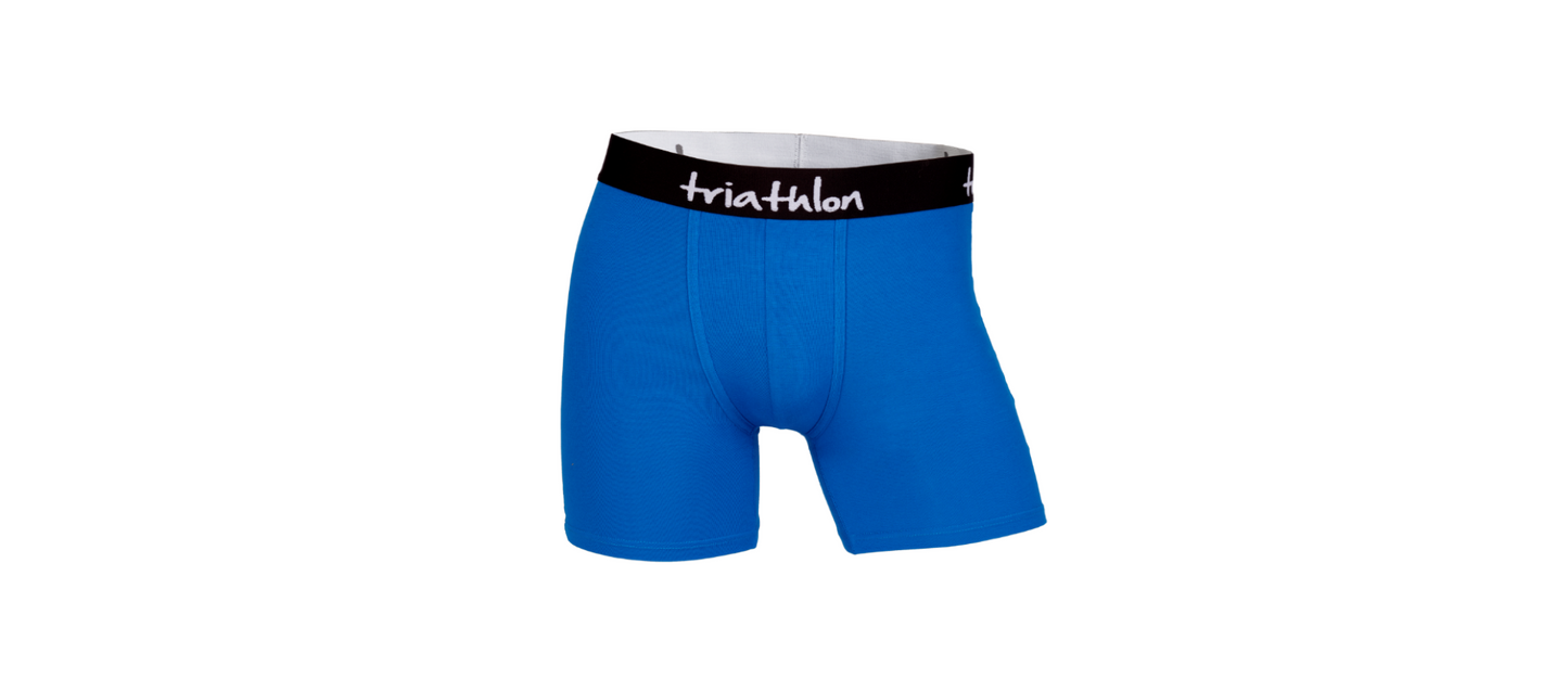 Bambus boxer shorts pakke (5 stk) Blå